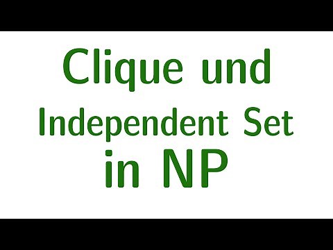Komplexität #13 - CLIQUE und INDEPENDENT SET in NP