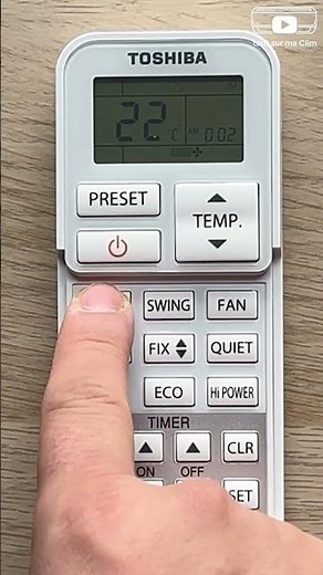 Properly adjusting your Toshiba heat pump in winter #remote control #heat pump #toshiba