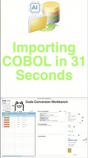 Effortlessly Import COBOL Scripts in Seconds for AI Code Conversion! 🚀