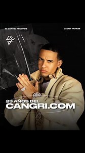 #daddyyankee #elcartelrecords —— Hoy se conmemoran 23 años de El Cangri.com, un álbum que marcó historia y dio inicio a una leyenda. @daddyyankee 💿 Un proyecto que marcó el camino del reggaetón con himnos, colaboraciones históricas y reconocimientos inolvidables. ¿Cuál es tu tema favorito de este clásico? Te leemos #ElCangri23 #DaddyYankee #ElCartelRecords | DYMFC_Taiwan