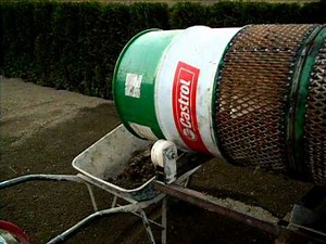 Presejanje zemlje SCREENING BUCKET Compost Sifter