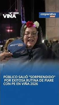 Audience left "surprised" by Piare's successful routine with Pe at Viña 2026
