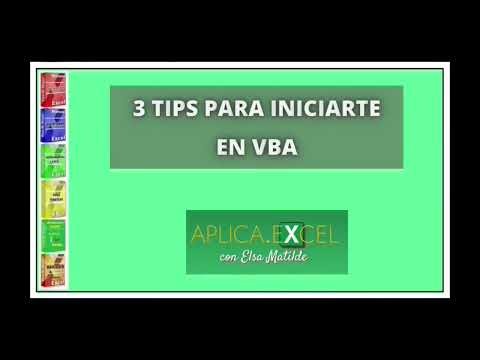 70 - TIPS para iniciarte en VBA (o mejorar tu programación)