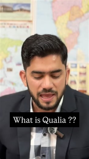 The Sensible Academy on Instagram: "Qualia refers to the individual, subjective “feel” of our sensory experiences—the internal “what it is like” to perceive something. While science can explain the physical mechanics of the world (like the frequency of a sound or the chemistry of a smell), qualia represent the private, conscious quality of that experience, such as the specific sweetness of a peach or the sharpness of a pain. Essentially, they are the properties of our mental lives that cannot be
