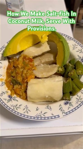 Salt Fish Coconut Milk Recipe That Actually Works #easyrecipe #foodshorts #iammarwa