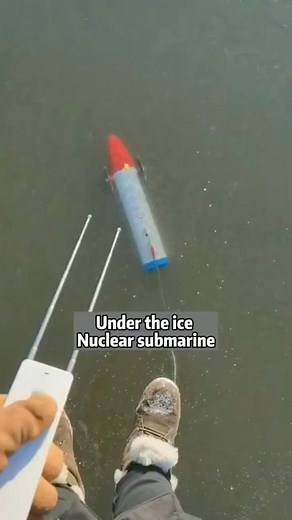 Have you ever seen a nuclear submarine traveling under ice#interesting #rctoy #models #remotecontrol #mini #submarin | Toy RC