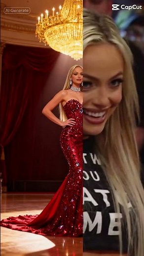 Liv Morgan Ruby Red Diamond Dress Poster💎♥️