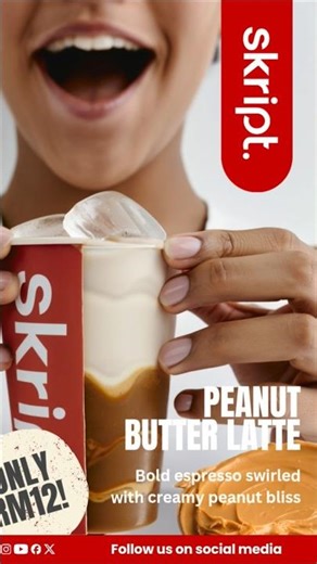 When coffee meets creamy peanut perfection 🥰. A new obsession in every sip 🤤 #coffeeforallyourvibes