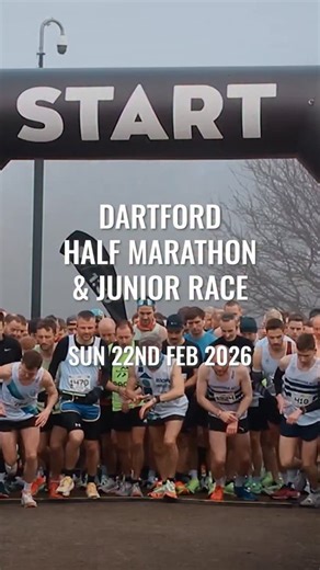 We have teamed up with @dartford_harriers_ac to bring the fantastic Dartford Half Marathon to your calendars this February. This beautiful single loop course is mainly on closed roads, with an iconic finish on the athletics track at Central Park Arena. As always, included in your entry is: 🏅 Unique themed medal 🏁 Chip timed results 📸 Free official event photographs ✨ Post race goodies | RunThrough