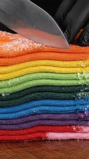 Neural Scratches | AI ASMR | Cutting Frozen Socks 🌈🔪 Go to @neural.scratches link in bio and learn how to turn AI videos like this into daily income. Why doom-scroll... | Instagram