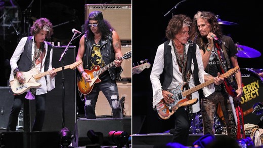 Joe Perry Project Welcomes Surprise Guests Steven Tyler and Slash Onstage