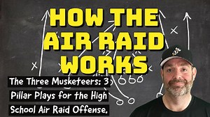 How the Air Raid Works:  3 Pillar Plays for the H.S. Air Raid Offen...