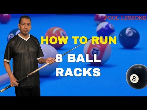 How to Run an 8 Ball Rack - POOL LESSONS