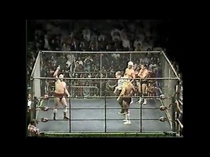 Cage Lex Luger & Ole Anderson vs Ric Flair & Tully Blanchard Worldwide March 5th, 1988