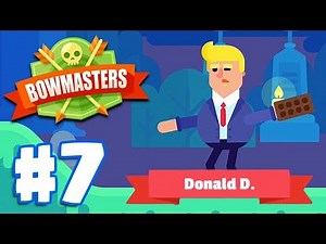 DONALD TRUMP CHARACTER | Bowmasters - Multiplayer Game Part 7 | All Characters Unlocked