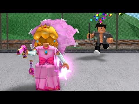 I Became PRINCESS PEACH in Roblox Murder Mystery 2!