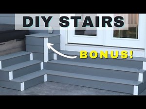 DIY Composite Decking Stairs *The Cheap & Easy Way