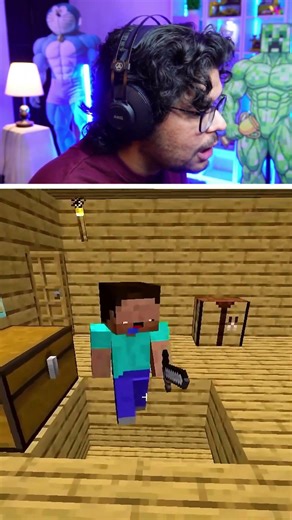 I Pranked Noob in Minecraft 😂 #shorts
