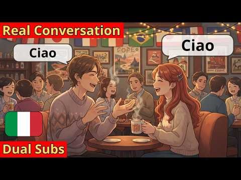 Making New Friends #1 | 10 Short Italian Conversations | Italian for Beginners | A1-A2-B1