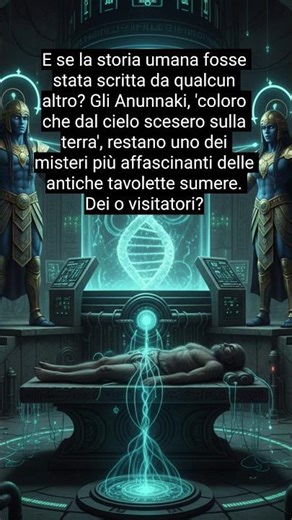 La Creazione dell'Uomo #ancestral #annunaki #antichità #alien #mistero #mitologia #curiosità