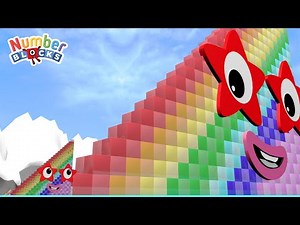 Numberblocks Full Episodes Step Squad 1 - 100 vs 200 vs 500 MILLION - Learn to Count Big Numbers!