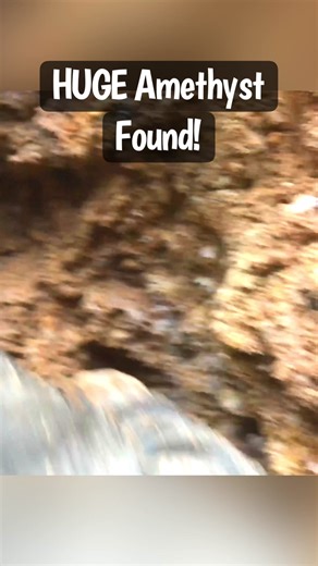 134K views · 5.2K reactions | Finding a world class, huge amethyst, crystal just a few feet below the surface in South Carolina!! Found at private location called the Purple Heart mine. | The Crystal Collector | Facebook