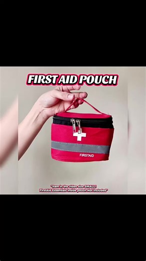 Small First Aid Pouch for Essential Medical Supplies