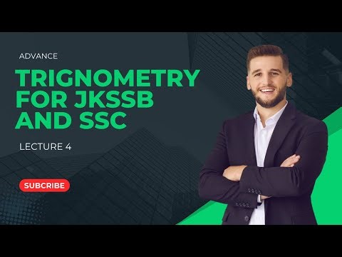 SSC JKSSB MATHS || TRIGONOMETRY LECTURE 4 || IDENTITIES & SHORTCUTS