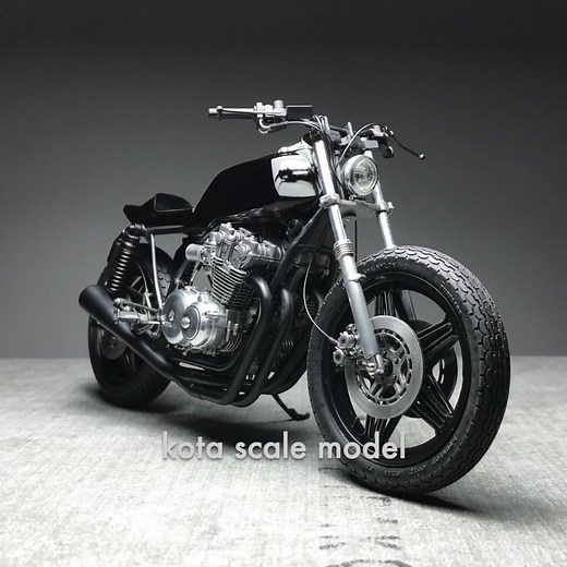 Part-7 Final “HONDA CB750F” #kota_scale_model #プラモデル #tamiya #honda #cb750 #バイク #プラモデル製作 #plastic_model #scale_model #ASMR