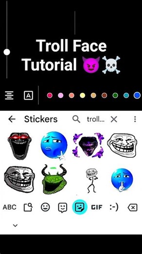 Troll Face Tutorial 😈☠️