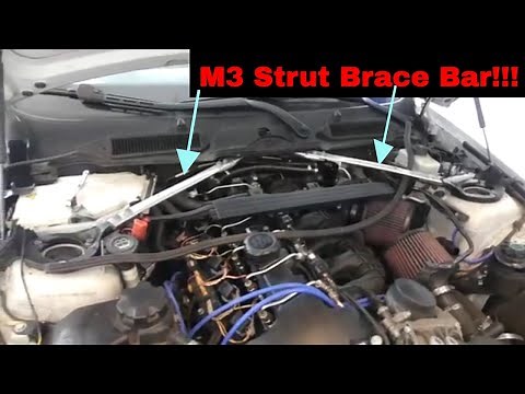 Upgrading My BMW 335i with an M3 Strut Tower Brace (E90, E92, E93)