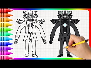 Draw Titan Cameraman | EASY DRAWING FOR BEGINNERS