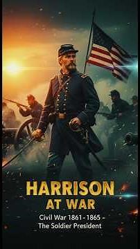 🇺🇸 Benjamin Harrison: The Soldier President ⚔️ | Epic Civil War Story (1861–1865) #history #viral
