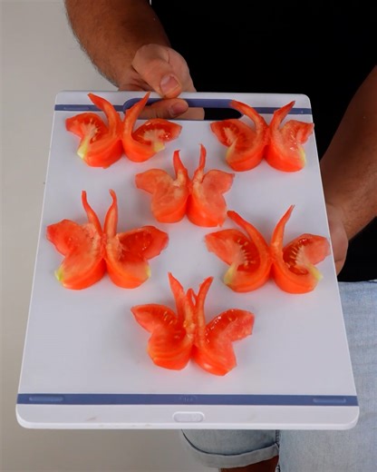 Tomato Butterfly Hack 🍅 | Genius Inventions