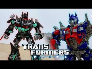Optimus Prime vs Nemesis Prime - Transformers Prime | Stop Motion