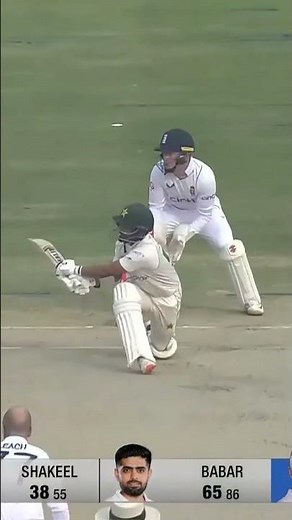 Saud Shakeel Scores 63 Runs | 1st Innings, 2nd Test #PAKvENG #SportsCentral #Shorts #PCB MU2K
