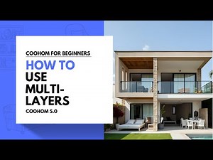 How to Draw a Room Manually and Use Multi-Layers | Coohom For Beginners 2025
