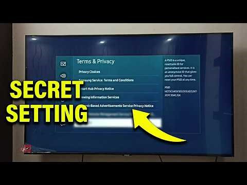 Samsung Tizen Smart TV : How to Block Ads