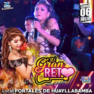 💥ESTO SERA ESPECTACULAR 💥 🎖EL GRAN RETO🎖DE 🏵FLOR JAVIER 🏵 UN CONCIERTO INOLVIDABLE 💃🕺MAS DE 6️⃣ HORAS 😱😱TODA LA NOCHE EN🎯 LOS PORTALES DEL HUAYLLABAMBA 🗓SÁBADO 0️⃣6️⃣ DE JULIO TODOS QUEDAN CORDIALMENTE INVITADOS. FL🌸R JAVIER EXCLUSIVA PARA USTEDES ♻️INGRESO LIBRE GRATIS ASTA LAS 9️⃣ DE LA NOCHE ♻️ | Flor Javier