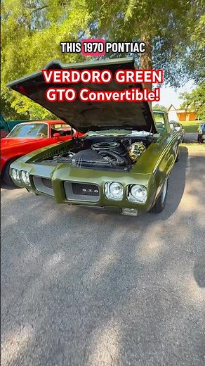VERDORO GREEN 1970 Pontiac GTO! Should GM have kept Pontiac?? #pontiac #gto #pontiacgto #classiccar