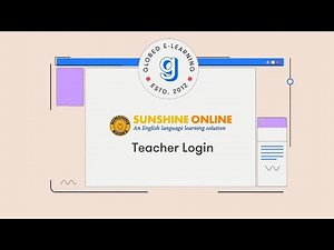 Sunshine Online - Teacher Login