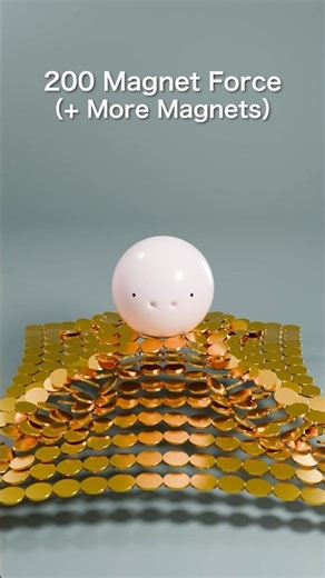 Gold Coin Magnet Simulation