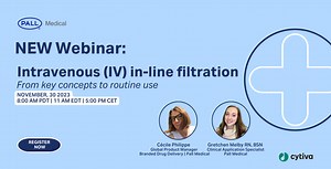 Intravenous (IV) in-line filtration  From key concepts to routine use
