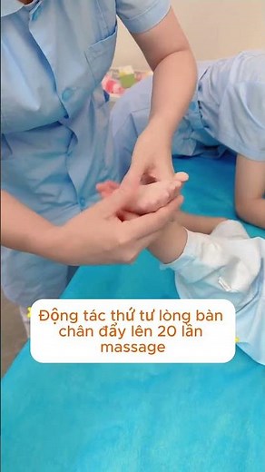 How to massage your baby's feet to help them grow taller 🥰