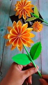 "How to Make Paper Flowers Step by Step 🌸 Easy DIY" #papercraft #paperflower #viral