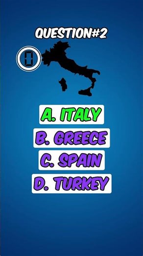 Guess the Country from Map Shape 🌍 | Geography Quiz Challenge (Multiple Choice)#shorts