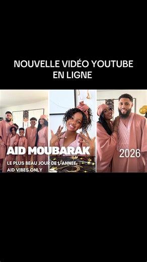 L’Aïd entourée de ceux que j’aime… que du bonheur 🤍 Entre les préparatifs, les tenues, le repas en famille et les fous rires avec les enfants 🫶🏾 cette journée était remplie de douceur et de gratitude. Du matin jusqu’au soir, je vous emmène avec nous pour vivre notre Aïd L’Aïd, c’est bien plus qu’une fête… c’est du partage, de l’amour et des souvenirs précieux 💛 J’espère que ce vlog vous plaira autant qu’on a aimé vivre cette journée 🥹 RDV SUR YOUTUBE #Aïd #AïdMoubarak #VlogFamille #MomLife 