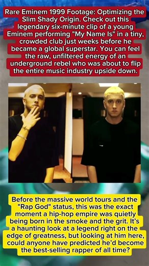 Rare Eminem 1999 Footage: Optimizing the Slim Shady Origin #Eminem #RareFootage #SlimShady