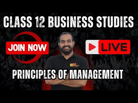 📘 Class 12 Business Studies | Principles of Management Revision | Live Class for Board Exams 2025-26