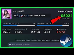 How to Check Steam Account Value | Find Your Steam Accounts Value (2025)